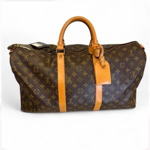 Size 50 Louis Vuitton Monogram Canvas Duffel Bag